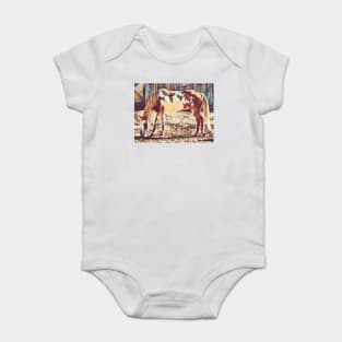 American Paint Horse Baby Bodysuit